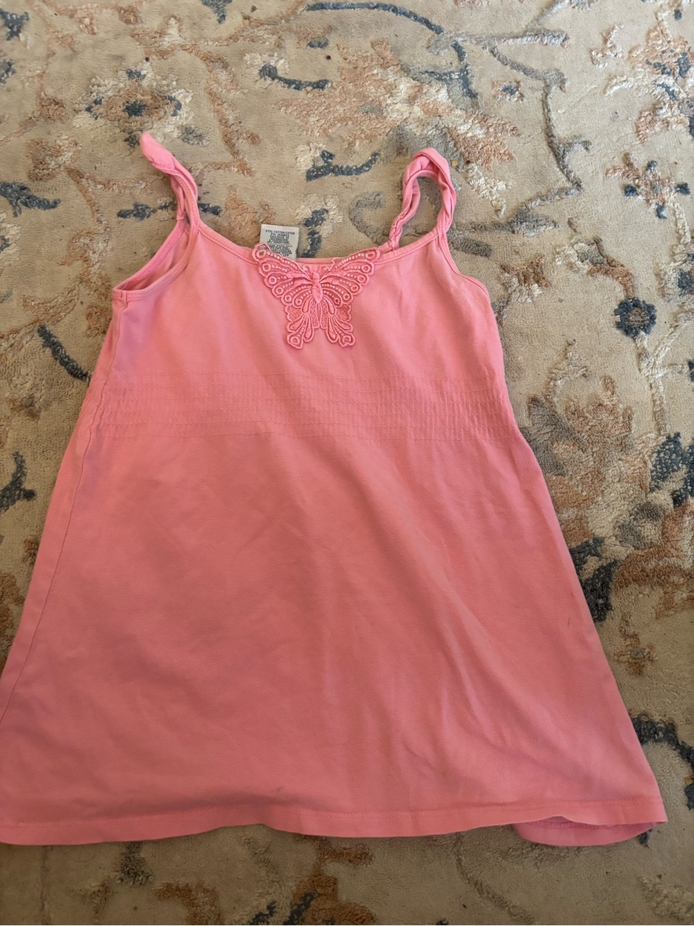 Y2K  Vintage Old Navy Girls Butterfly Tank Top